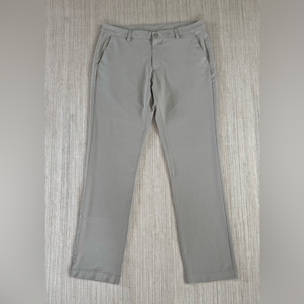Cutter & Buck Bainbridge beige sport technical golf lightweight pants men’s 34